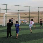 زمین چمن مصنوعی مینی فوتبال روستای عثمان‌آباد شهرستان چابهار افتتاح شد