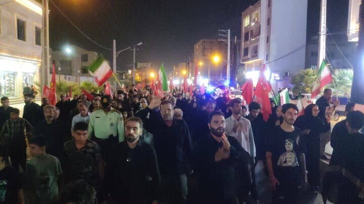 شب‌های اقتدار در گناوه؛ از راهپیمایی جاماندگان تا تجمع بیعت با ولایت