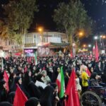 صد و هفتاد یکمین حماسه حضور لنگرودی‌ها در اربعین خاکسپاری رهبر شهید