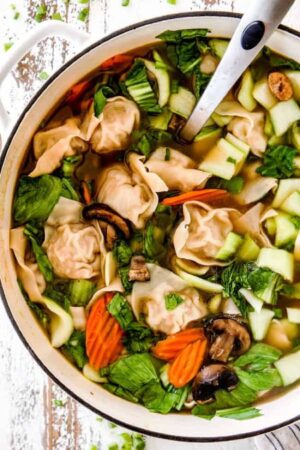 طرز تهیه سوپ ونتون یکی از محبوب ترین غذاهای چینی