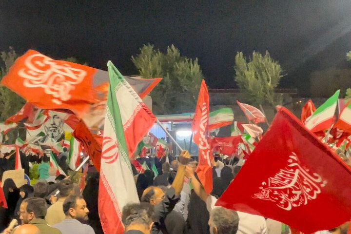 طنین فریاد «حیدر حیدر» در اجتماع شبانه مردم سلماس