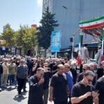 مراسم تشییع پیکر دریانورد شهید «نیما مرادی» در بندرانزلی