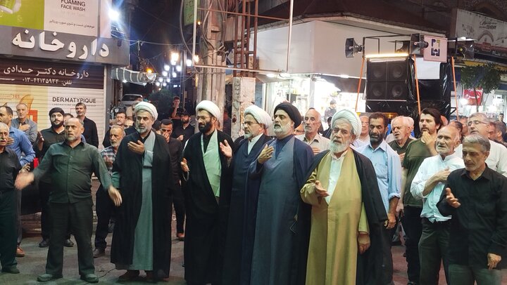 مراسم عزاداری شهادت امام حسن عسکری (ع) در آستانه اشرفیه