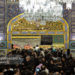 مراسم عزاداری ظهر رحلت پیامبر(ص) و شهادت امام حسن(ع) در حرم رضوی