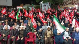 میدان‌داری سنندجی‌ها در تجمعات شبانه برای حمایت از وطن