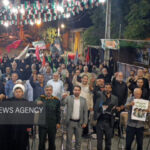 هنگام سخنرانی در میدان بیعت بیله سوار؛سخنران تجمع شبانه ناگهانی درگذشت