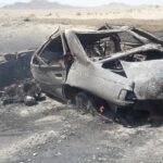 پژو آردی در اتوبان کاشان-قم طعمه آتش شد