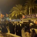 پیاده روی ۱۵ کیلومتری شب شهادت امام رضا(ع) در دشتستان