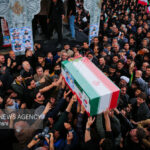 پیکر شهید مسلم امیری در گلستان تشییع می‌شود