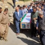 پیکر مطهر شهید «محمدعلی رحیم‌زاده» در اورمان تشییع شد