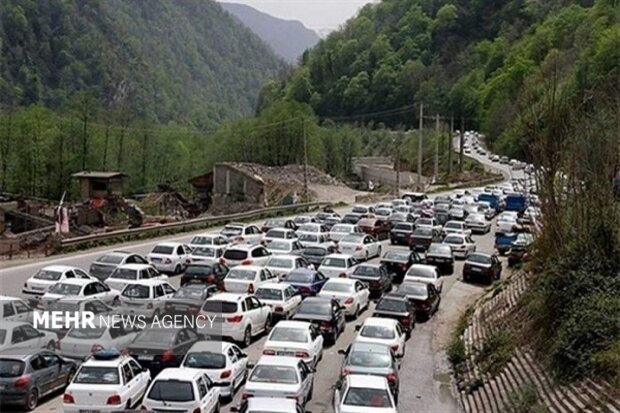 کندوان و آزادراه تهران–شمال یک‌طرفه شد