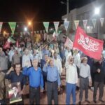 گنبدی‌ها در تجمع شبانه بار دیگر همدل و متحد شدند