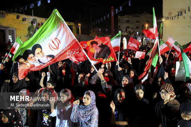 یکصد و پنجاه و چهارمین اجتماع «نحن المنتقمون» امشب در کرمانشاه