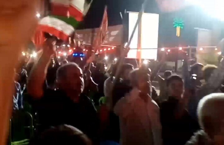 ۱۶۱ شب حماسه پرشور مردم آب پخش در گذرگاه مقاومت