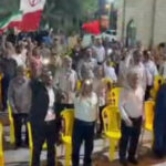 اجتماع شبانه مردم انقلابی آبدان در شب ۲۰۲