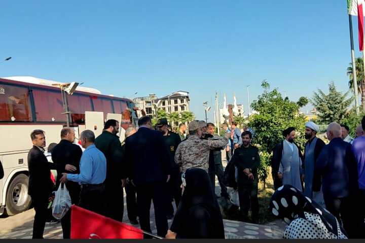 اعزام کاروان ۹۲ نفره لنگرود به مناطق عملیاتی غرب کشور
