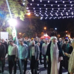 اقامه نماز استغاثه به درگاه امام زمان(عج) در بیجار