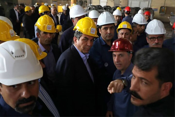 بازدید استاندار کرمان از مجتمع فولاد بردسیر شرکت فولاد سیرجان ایرانیان بازدید استاندار کرمان از مجتمع فولاد بردسیر شرکت فولاد سیرجان ایرانیان