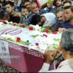 برگزاری مراسم وداع با شهید حامد اکاتی