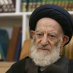 تصاویری از تشرف آیت الله شبیری زنجانی به حرم بانوی کرامت