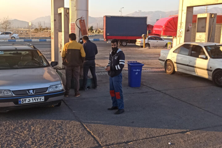 جایگاه CNG شهر مهستان از توقف خارج شد