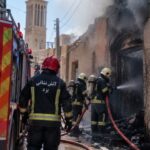 حریق منزل قدیمی در یزد؛ یک نفر جان باخت