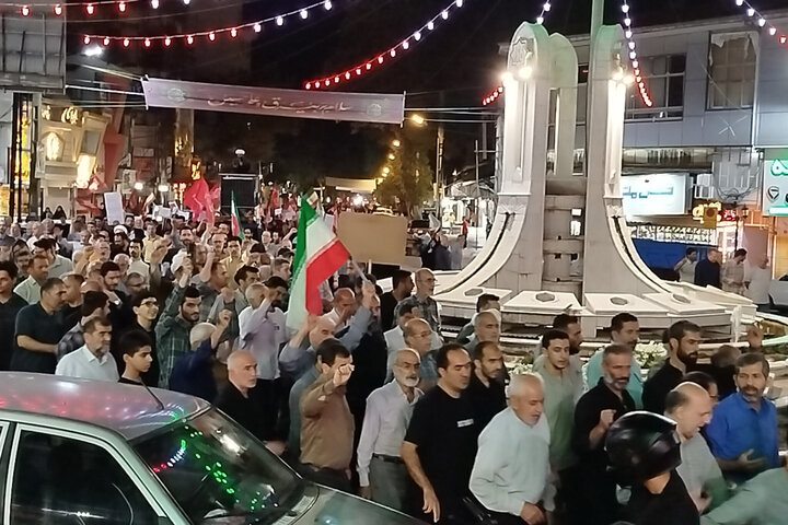 روایت مهر از صد و هشتاد و پنجمین حضور مردم آستانه در تجمعات