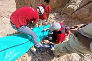 سقوط مرگبار نوجوان ۱۵ ساله در ارتفاعات غار بوژنه خرانق