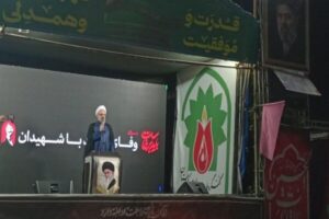 طاهری آکردی: مردم ایران برای یاری حق در این مقطع تاریخی مبعوث شده‌اند