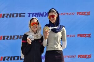 قزوین روی سکوی پیست کشور؛ بانوان رکابزن ۶ مدال گرفتند