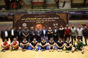 قهرمانی تیم فوتسال خبرنگاران و عکاسان در مصاف با مهر هنرمندان تبریز