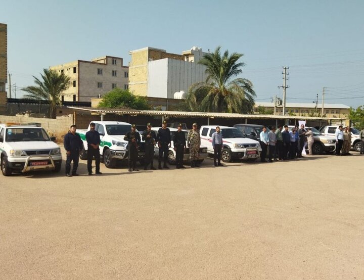 مانور طرح «حکاک» در شهرستان گناوه برگزار شد