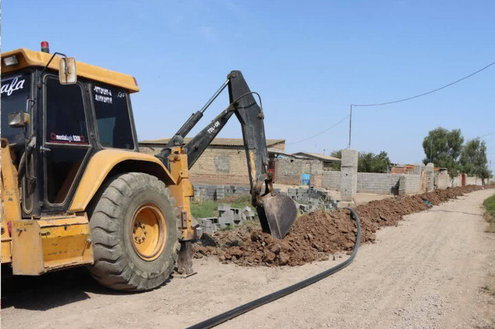 پیشرفت ۸۰ درصدی پروژه آبرسانی روستای ایمر تور ملا شهرستان گنبدکاووس
