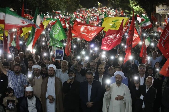 ۲۰۵ شب ایستادگی و مقاومت مردم انقلابی ارومیه در اجتماعات شبانه