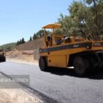 آغاز آسفالت ۱۶ هزار مترمربع از محور اصلی پزم تیاب کنارک