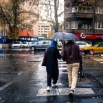 بارش رگبار نقطه‌ای در غرب اصفهان؛ اختلاف دما به ۳۰ درجه رسید