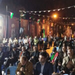 تداوم حضور مرزنشینان آستارایی در دویست و بیستمین اجتماع شبانه