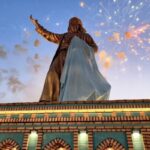 تندیس شمس تبریزی در خوی رونمایی شد