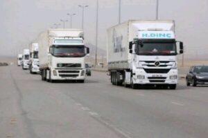 حمل کالا از کردستان به مرز ۳ میلیون تن رسید