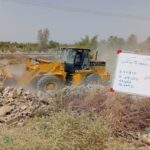 رفع تصرف ۲ هزار مترمربع از بستر رودخانه پاتک نودژ در منوجان
